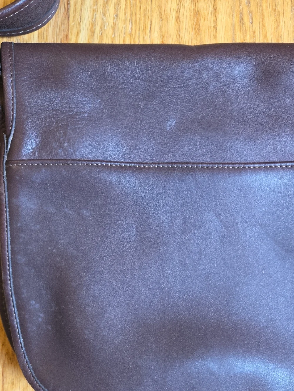 Vintage 90s Coach 9951 brown leather Patricia's Legacy shoulder crossbody bag - Picture 6 of 11